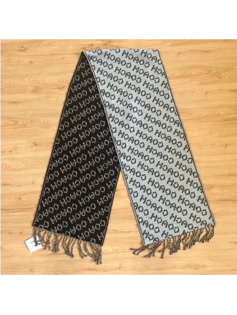 COACH SIGNATURE WOOL SCARF #CH135